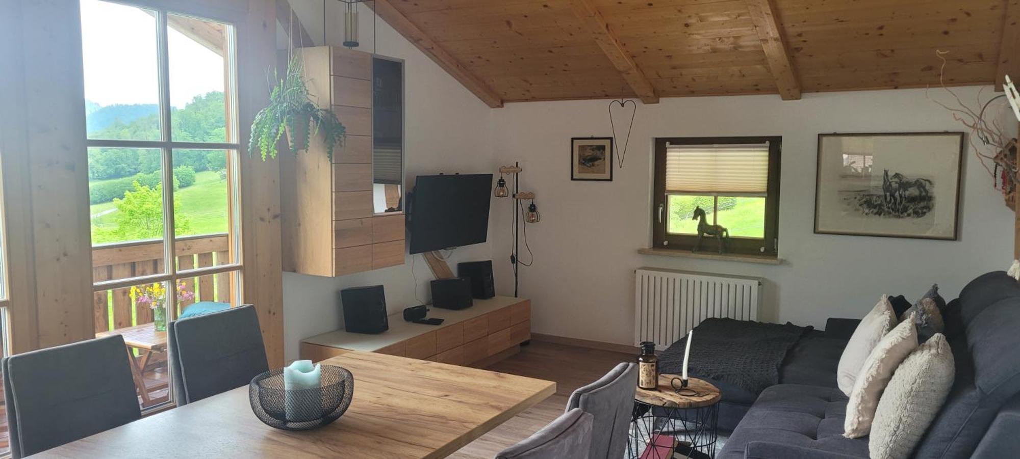 Apartment Bergblick Lohnerlehen Марктшелленберг Экстерьер фото